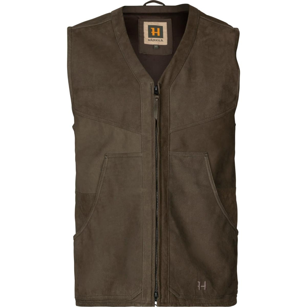 Harkila Pro Hunter leather waistcoat Willow
