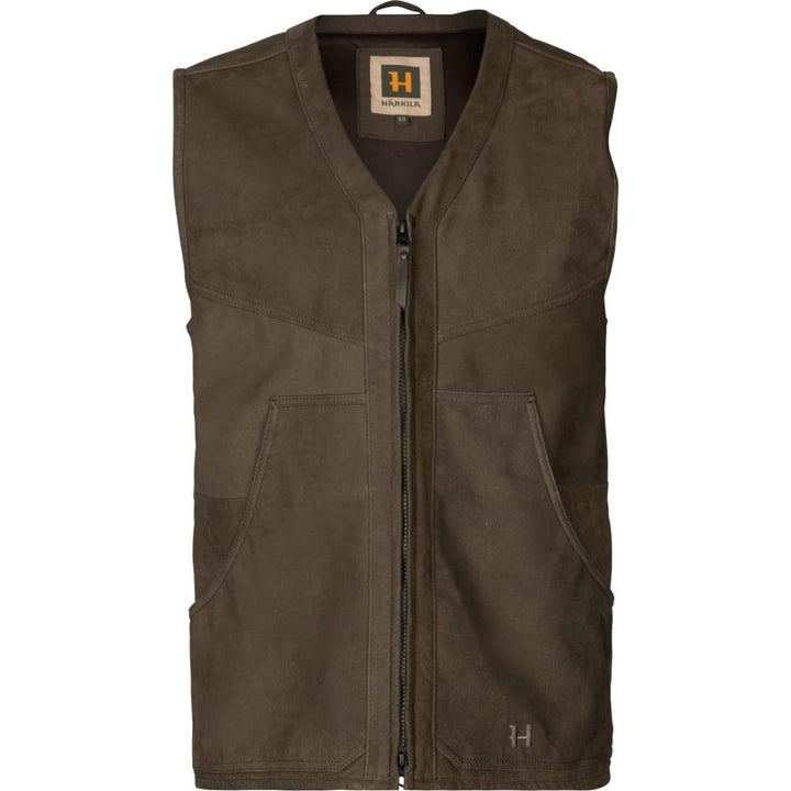 Harkila Pro Hunter leather waistcoat Willow