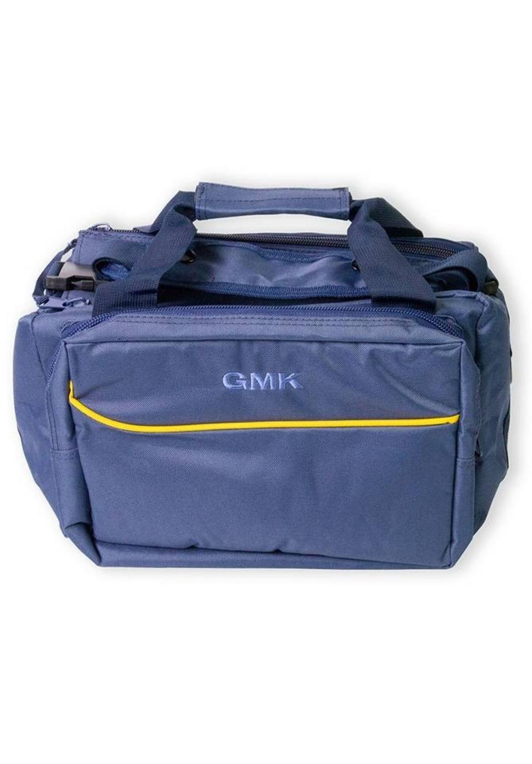 GMK 250 Cartridge Range Bag - Blue with Yellow Piping