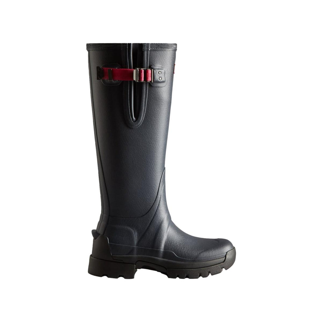 Hunter Balmoral Adjustable Neoprene Lined Wellington Navy/Peppercorn