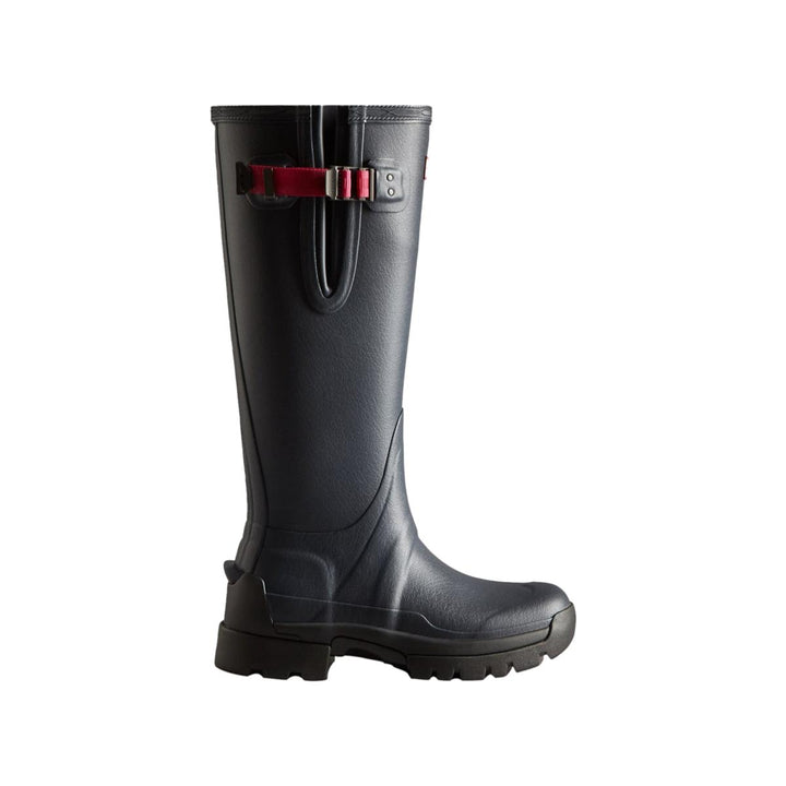 Hunter Balmoral Adjustable Neoprene Lined Wellington Navy/Peppercorn