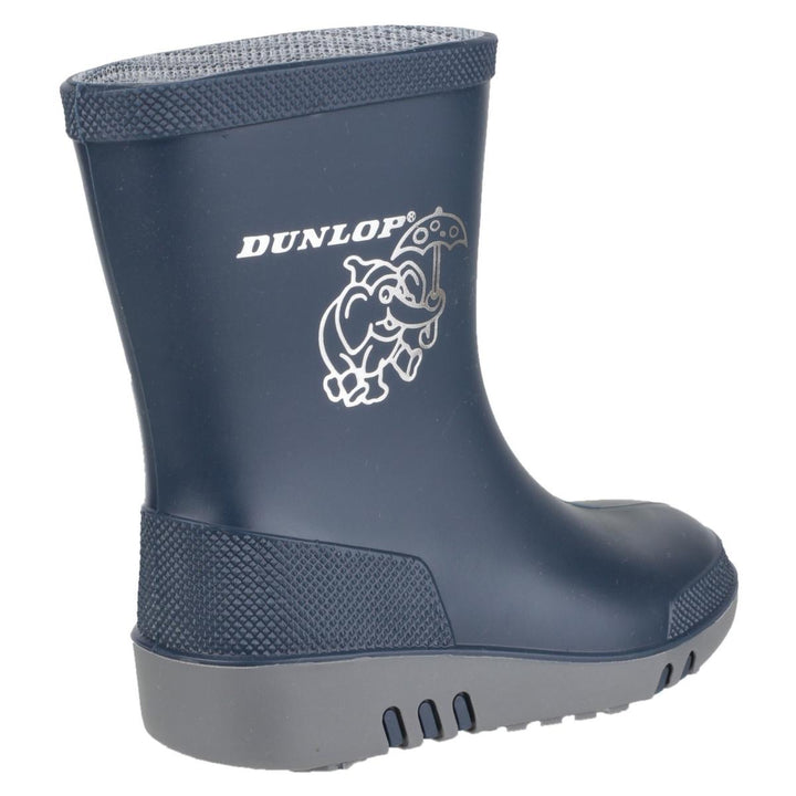 Dunlop Mini Elephant Wellington Blue/Grey