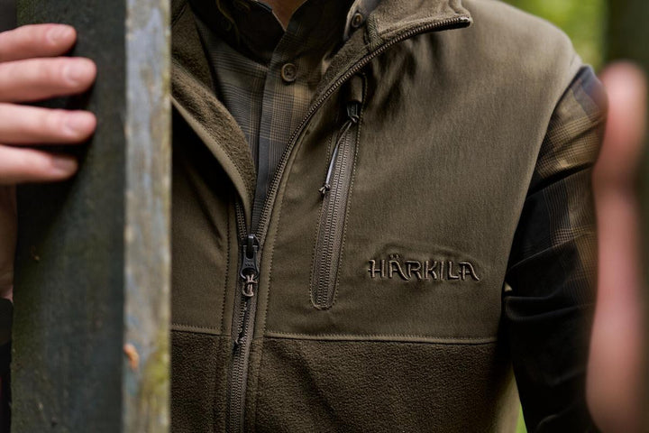 Harkila Härkila Fjell fleece waistcoat Hunting green/Willow
