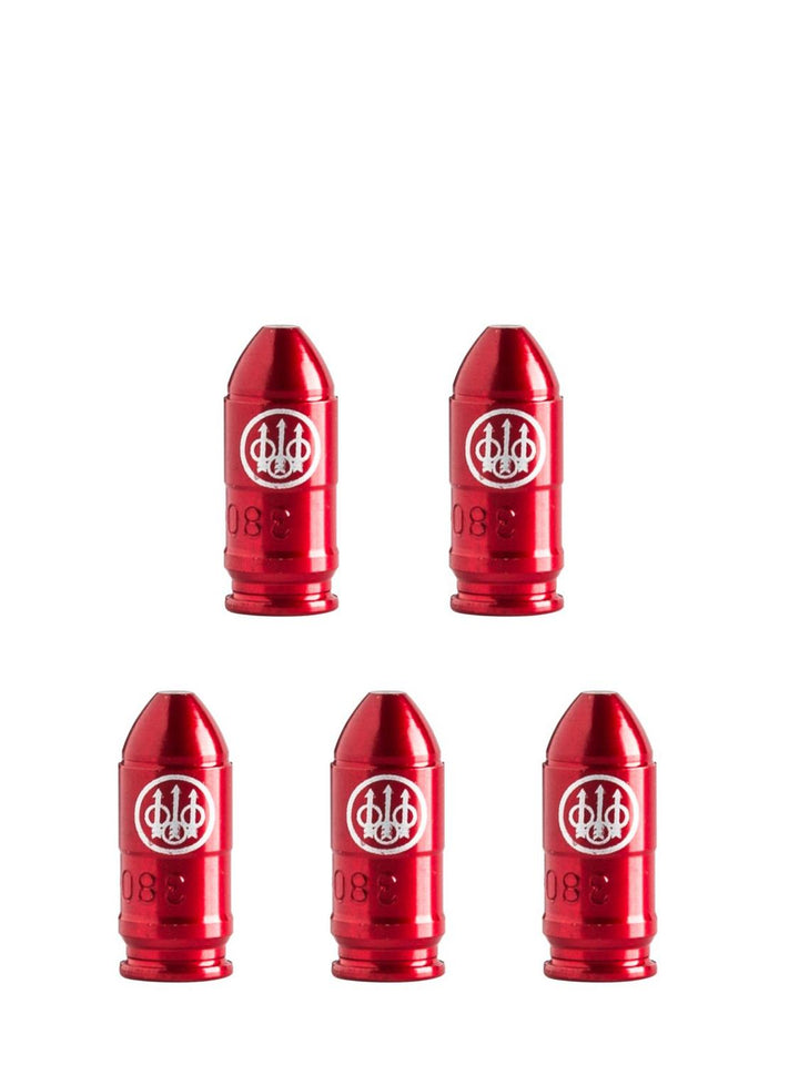 Beretta Pistol Snap Caps .380 Auto Dummy Rounds – Red (x5) – view 2