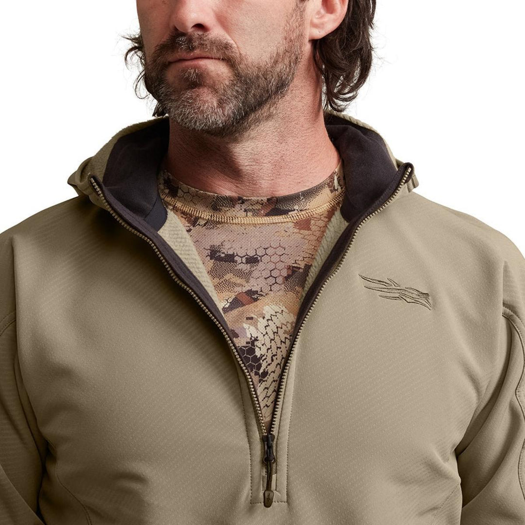 Sitka Alpha Fleece Hoodie Buckskin