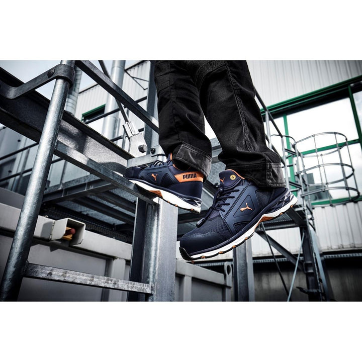 Puma Safety Chase Safety Trainer Blue/Orange