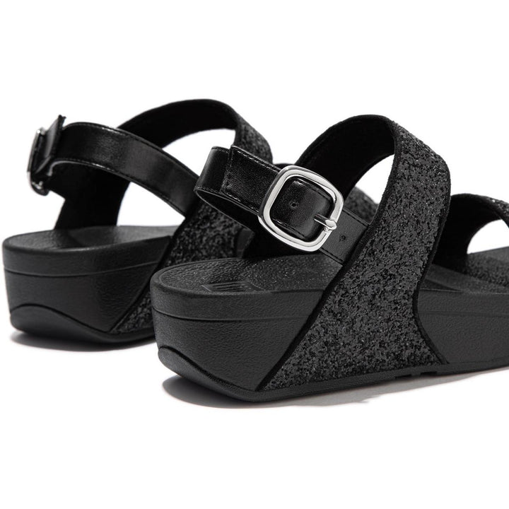 Fitflop Lulu Glitter Sandals Black Glitter