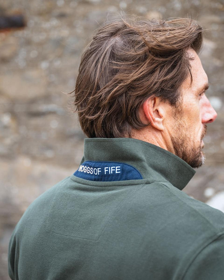 Hoggs of Fife Newton Pique Polo Shirt - Forest