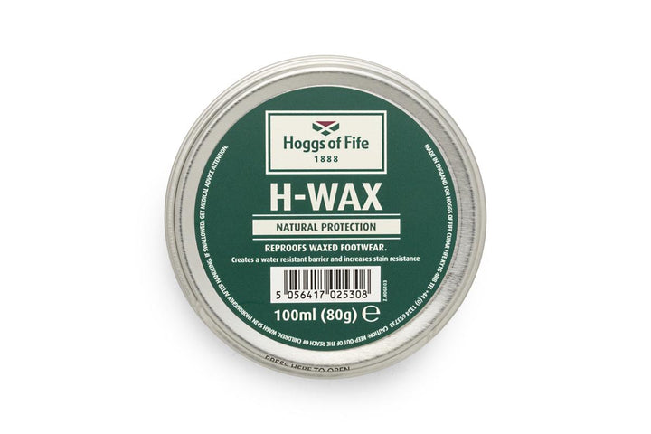 Hoggs of Fife H-WAX DRESSING 100ml TIN NEUTRAL