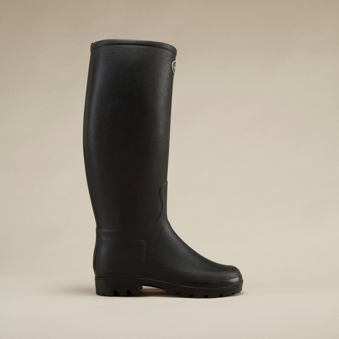 Le Chameau Women's Saint-Hubert Leather Lined Wellington Boot