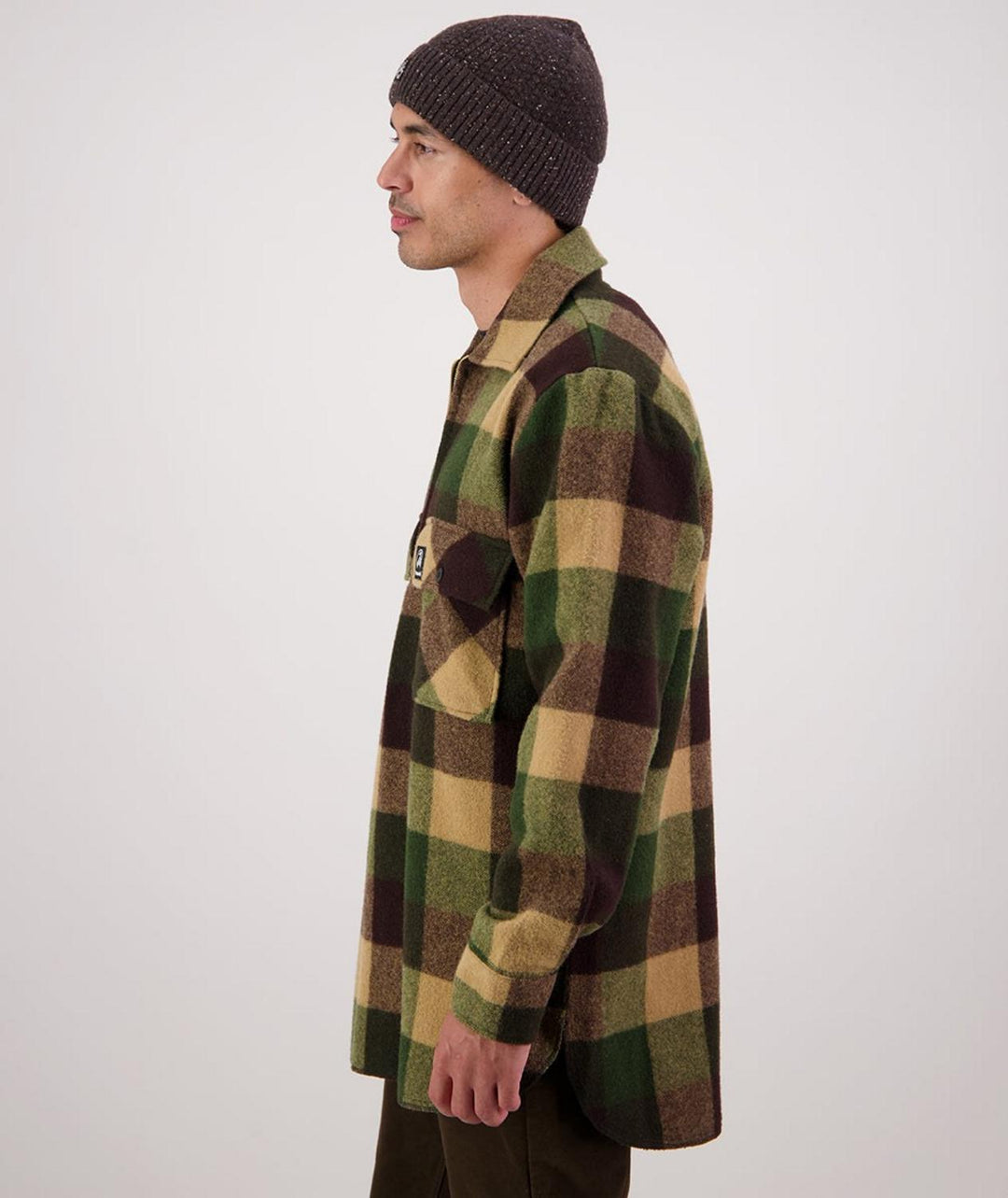 Swanndri Men's Ranger Wool Bushshirt with Zip-up Front