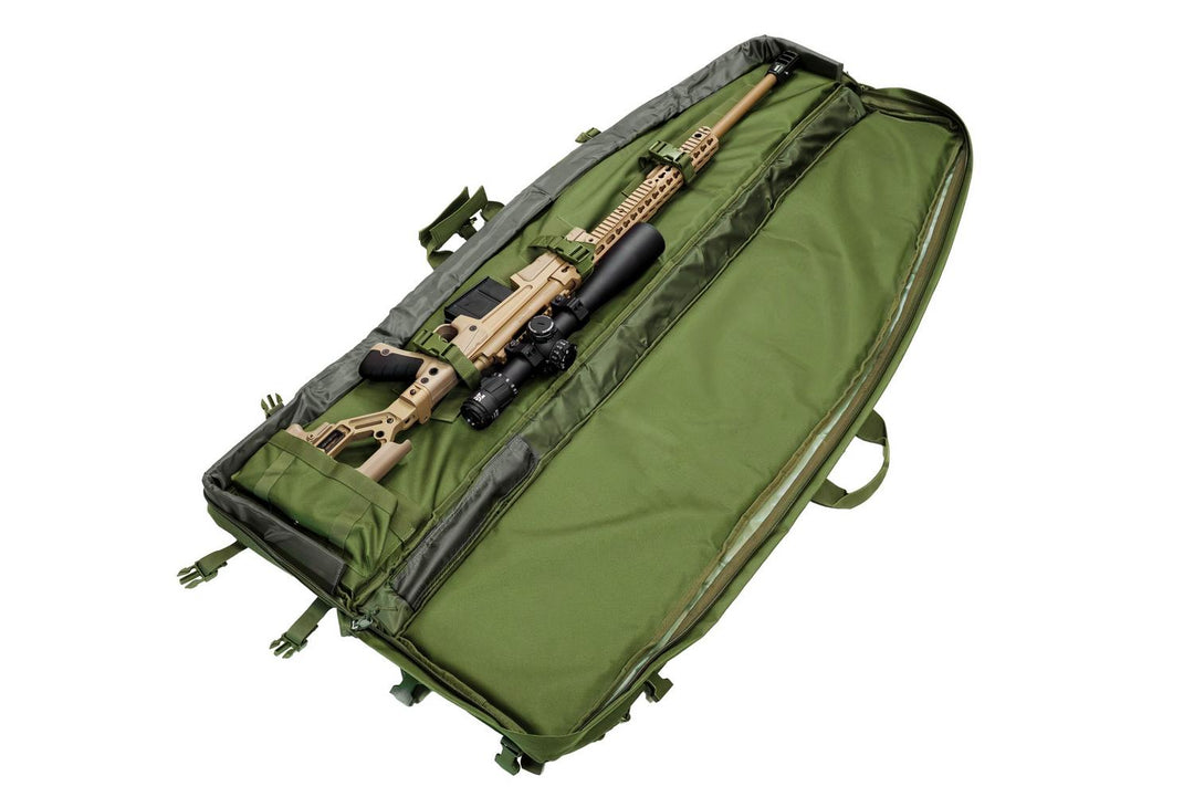 WULF Guardian Tactical 52 inch Drag Bag Green - Rifles to 50in