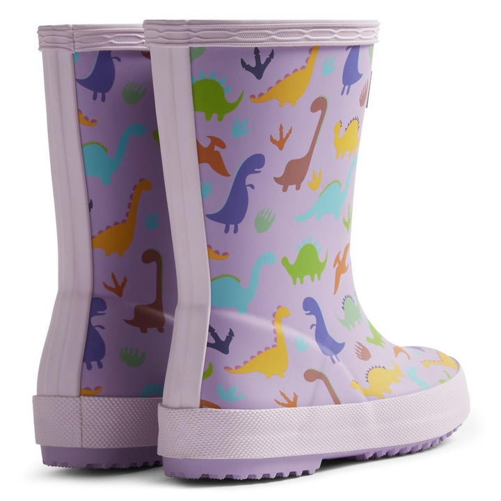 Hunter Kids Dinosaur Boot Purple Dinosaur – view 2