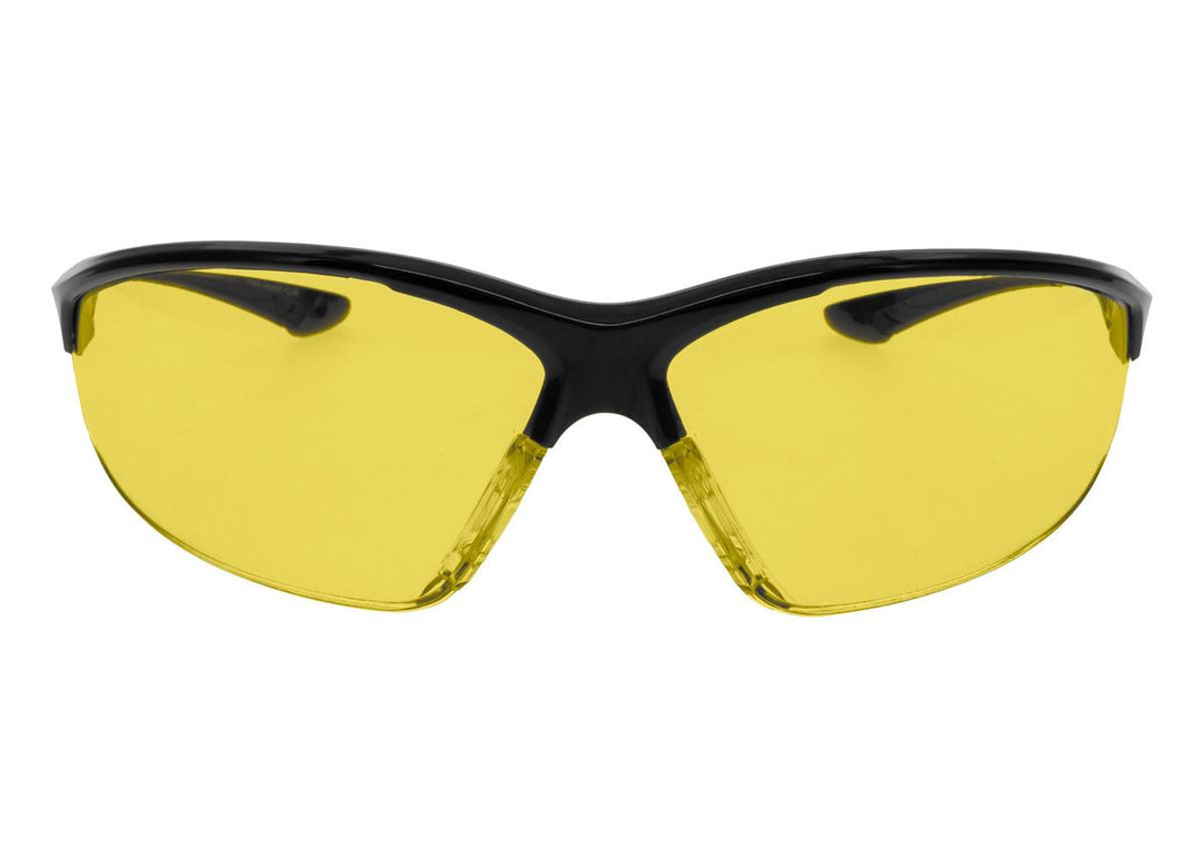 Walkers Tanker Open frame shooting glasses Amber w/  CASE