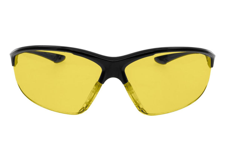 Walkers Tanker Open frame shooting glasses Amber w/  CASE