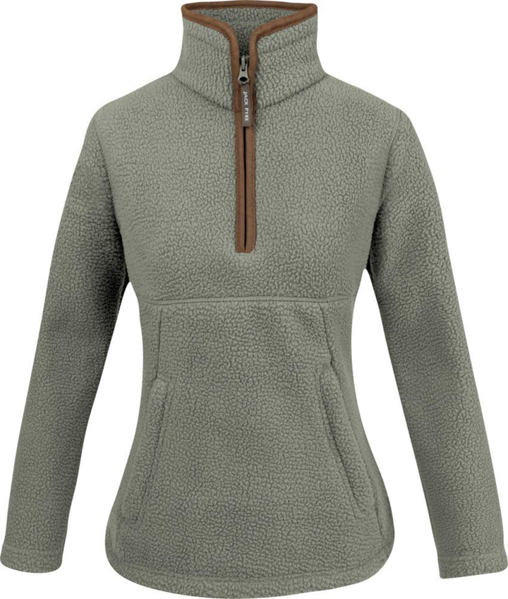 Jack Pyke Ladies Half Zip Sherpa Fleece Pullover