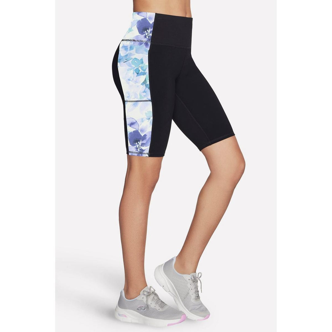 Skechers Performance GoWalk Seascape Floral 10" Bike Short P – view 3