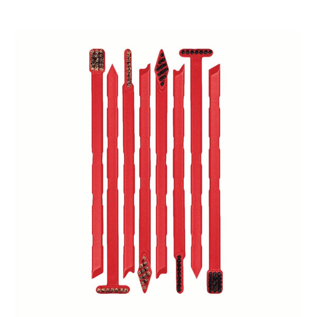 Real Avid Smart Brushes Gun Cleaning Brushes with Scrapers, 8 Pack