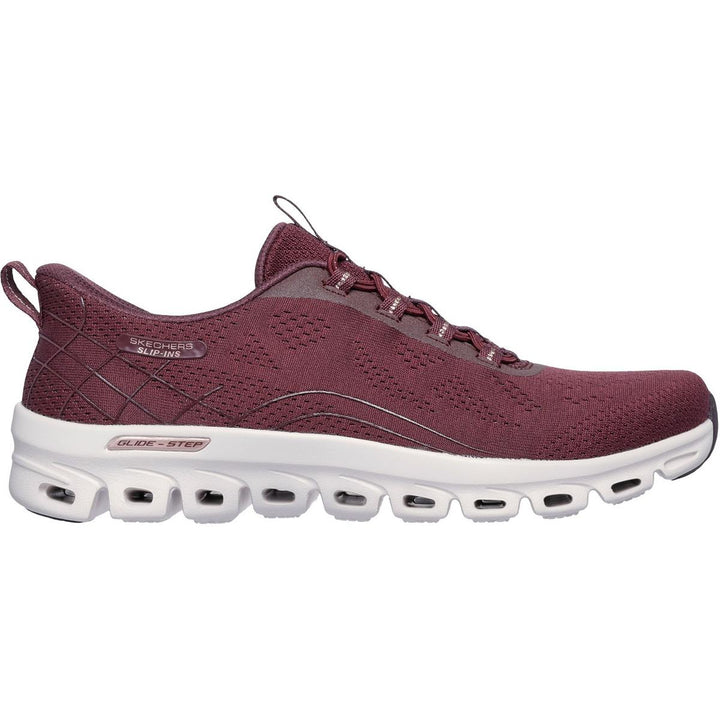 Skechers Glide-Step Elevate Amaze Trainers Burgundy
