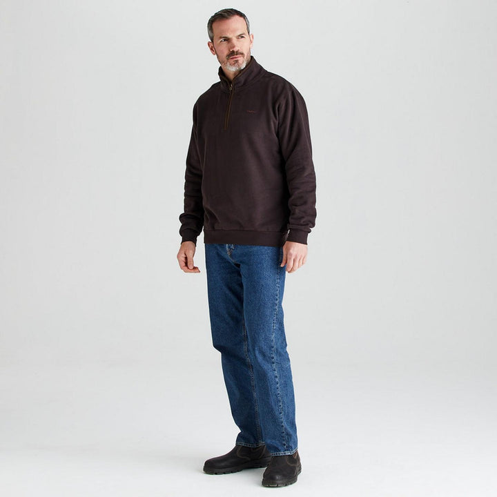 Ridgeline Mens Brancaster Quarter Zip Top