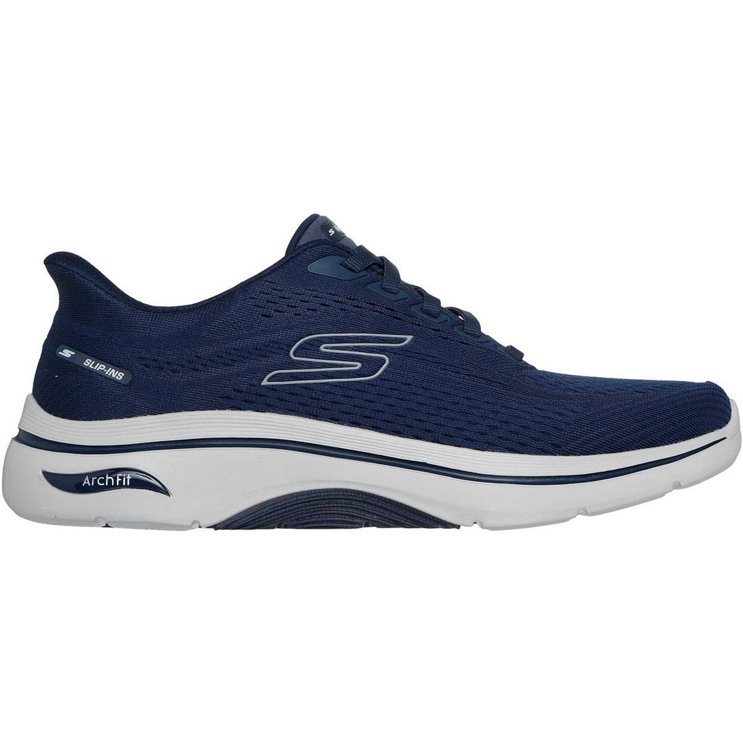 Skechers GO WALK Arch Fit 2.0 Percy Trainer Navy/Grey
