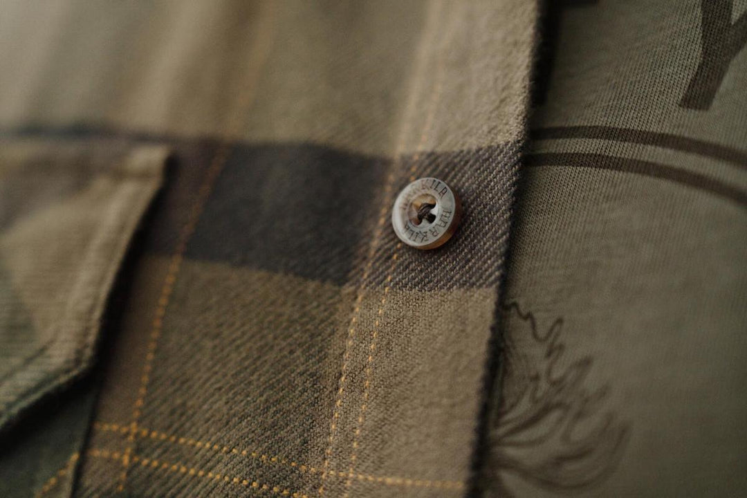 Harkila Asmund L/S shirt Beech green check