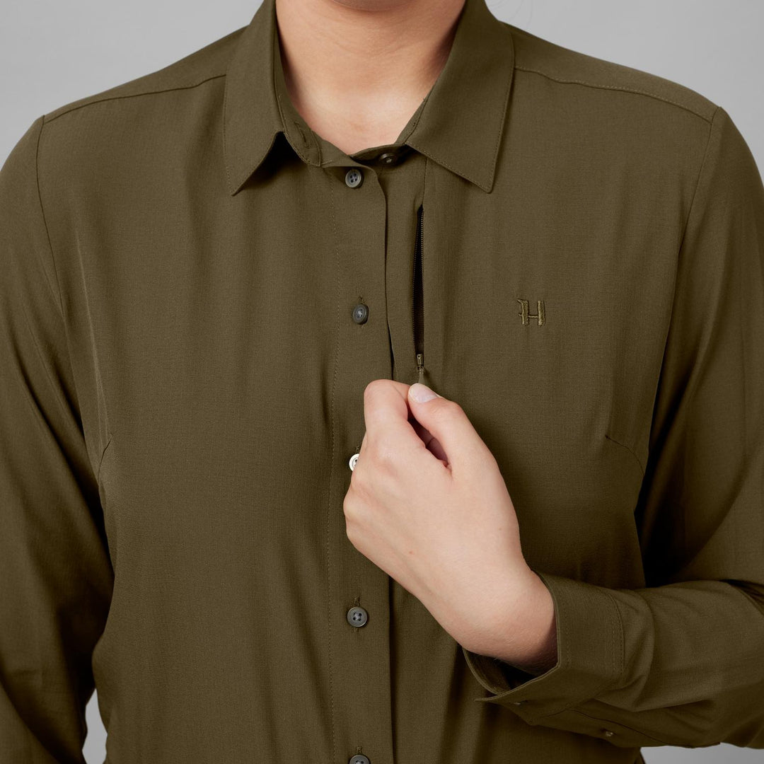 Trail L/S shirt Women Willow green – view 5