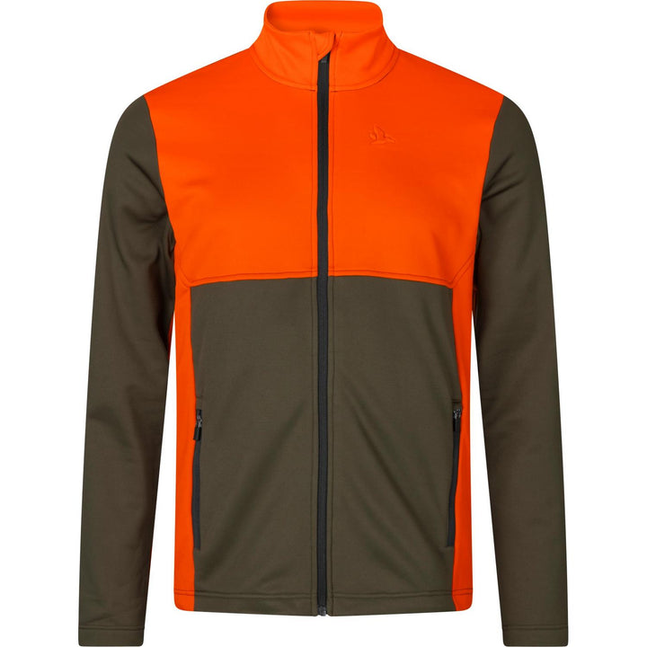 Seeland Elliot Fleece Pine Green/Hi-Vis Orange | Men's Fleece – view 4