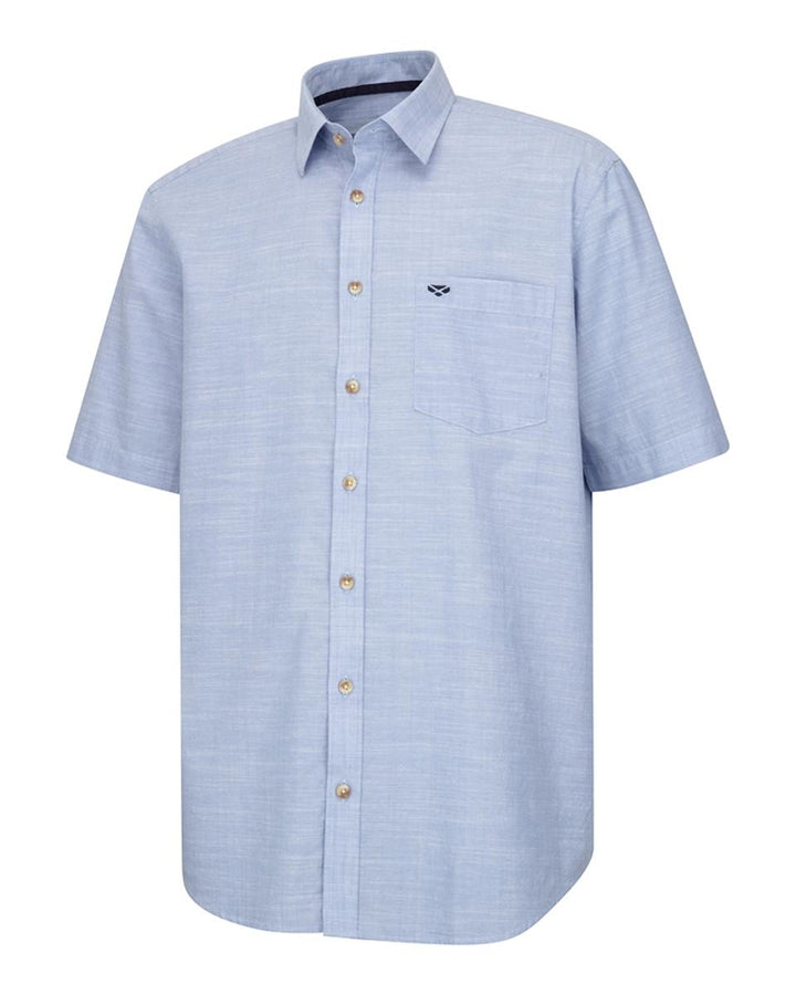Hoggs of Fife Aberdour Short Sleeve Checked Shirt Plain