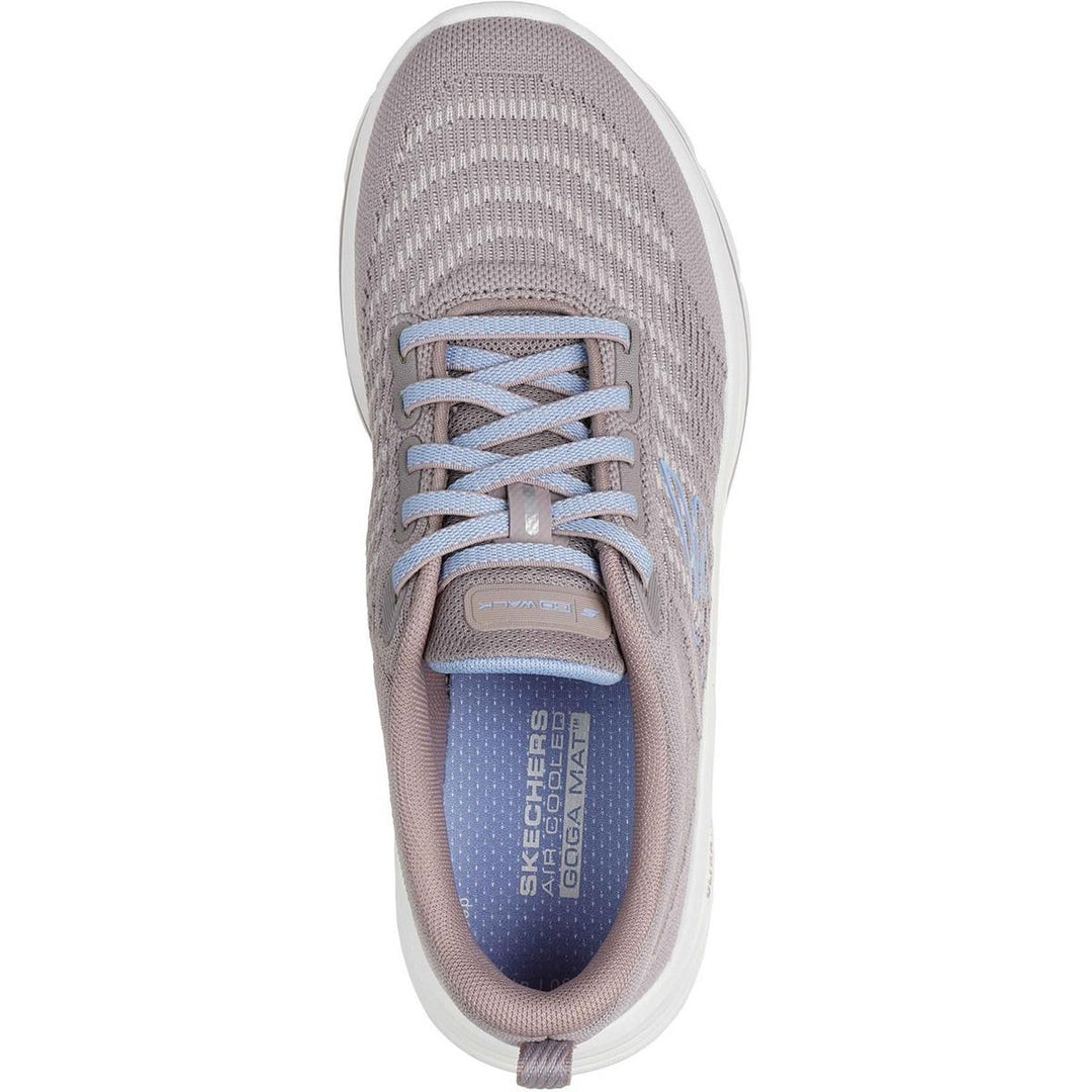 Skechers GO WALK 8 Britt Trainer Taupe/Blue – view 3