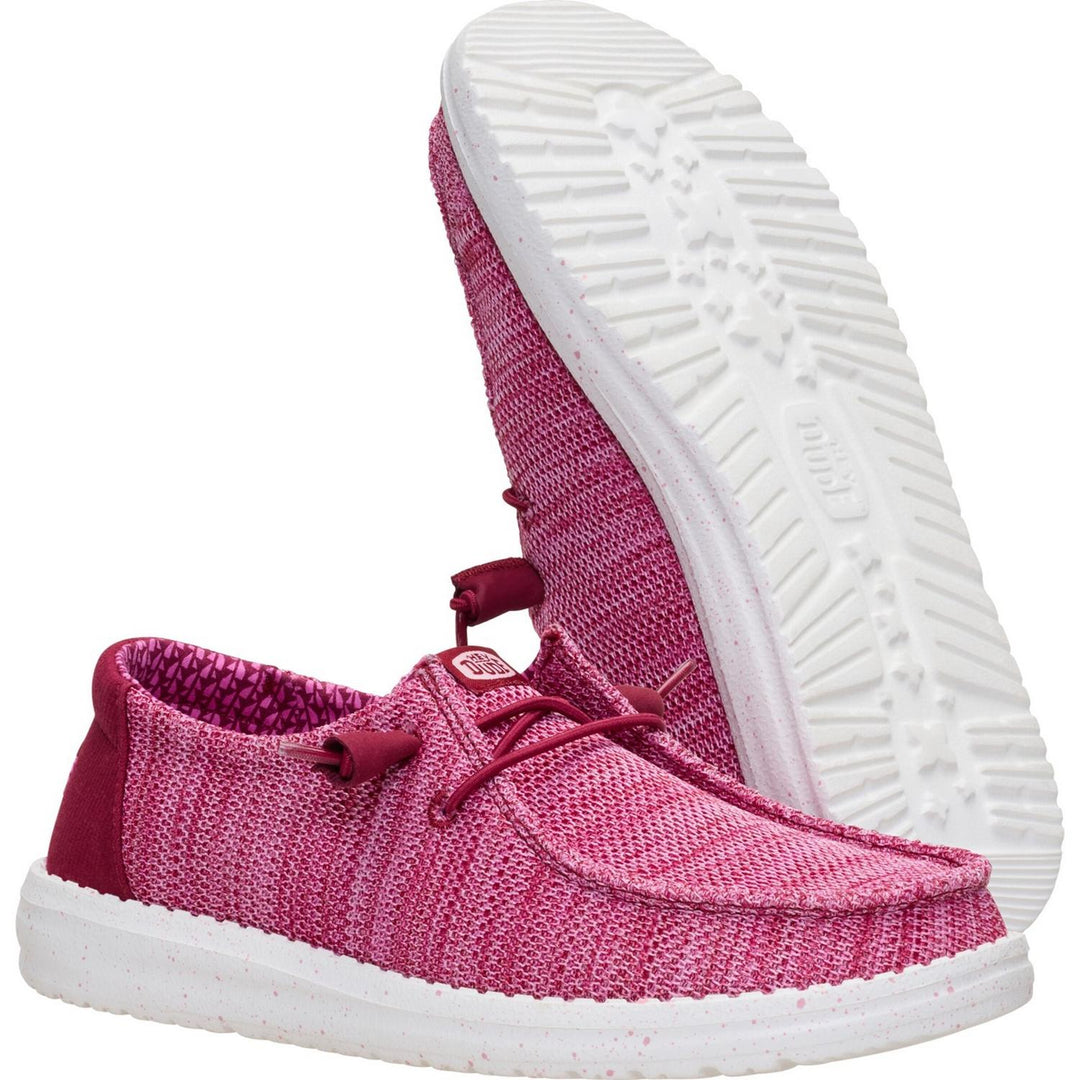 Wendy Stretch Sox Slip on Shoe Rumba Red