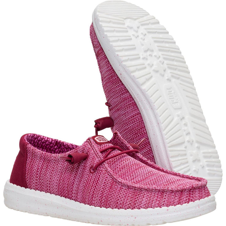 Wendy Stretch Sox Slip on Shoe Rumba Red