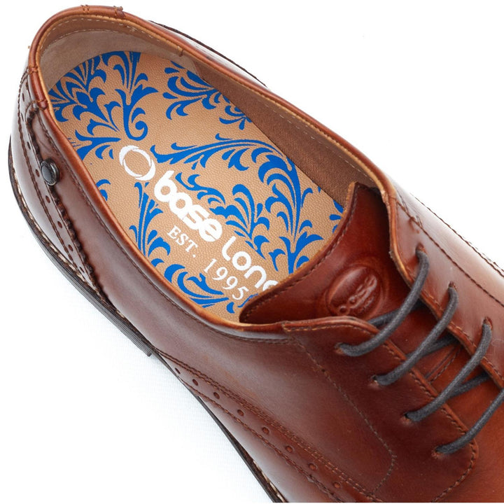 Eton Lace Up Shoe Burnt Tan