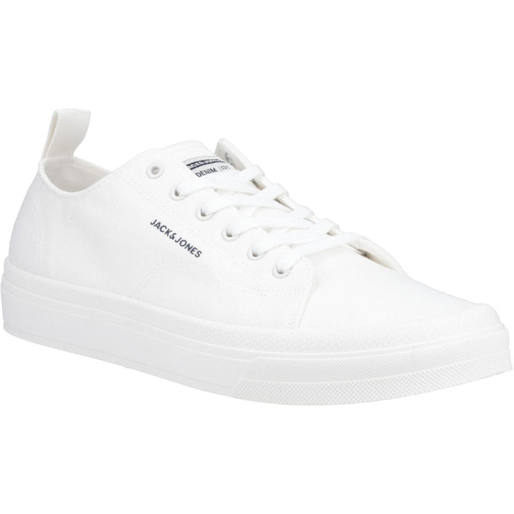 Jack & Jones Bayswater Canvas Trainer Bright White