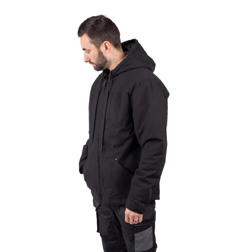 Caterpillar Hooded Sherpa Lined Jacket – view 2