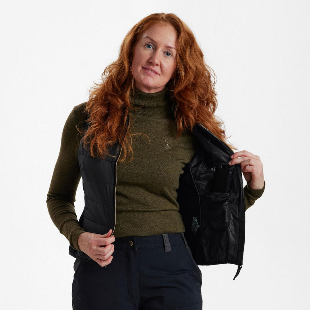 Deerhunter Lady Heat Inner Waistcoat Black