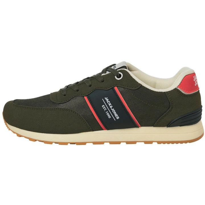 Jack & Jones Spirit Runner Trainer Olive Night
