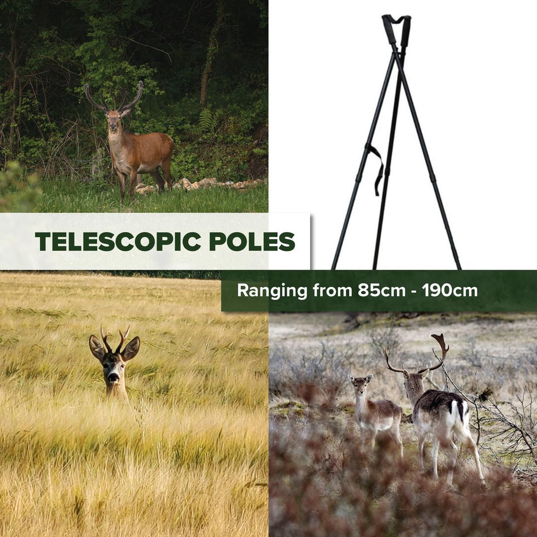 BushWear 3 Leg Shooting Stick for Amazon