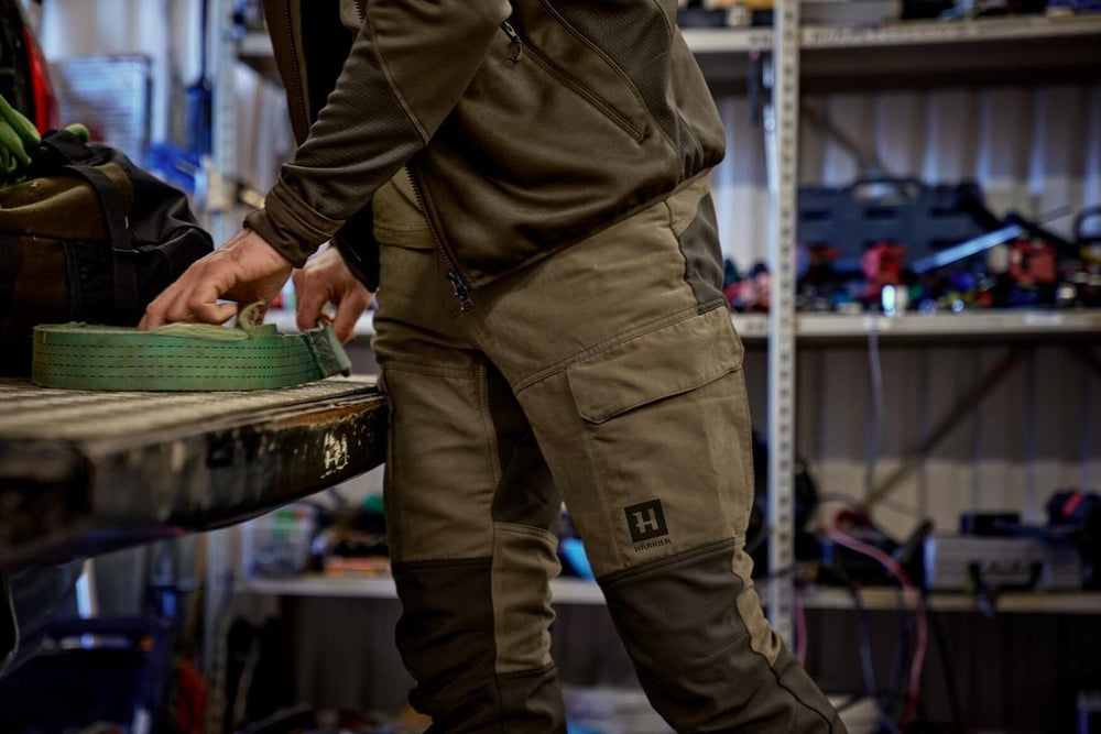 Harkila Härkila Scandinavian trousers Dark olive/Willow – view 2