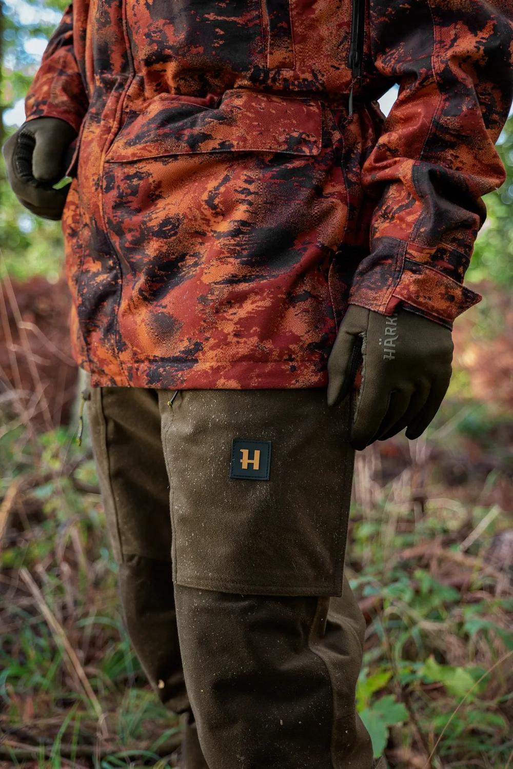 Harkila Forest Hunter GTX Camo Long Jacket in AXIS MSP® Autumn Orange