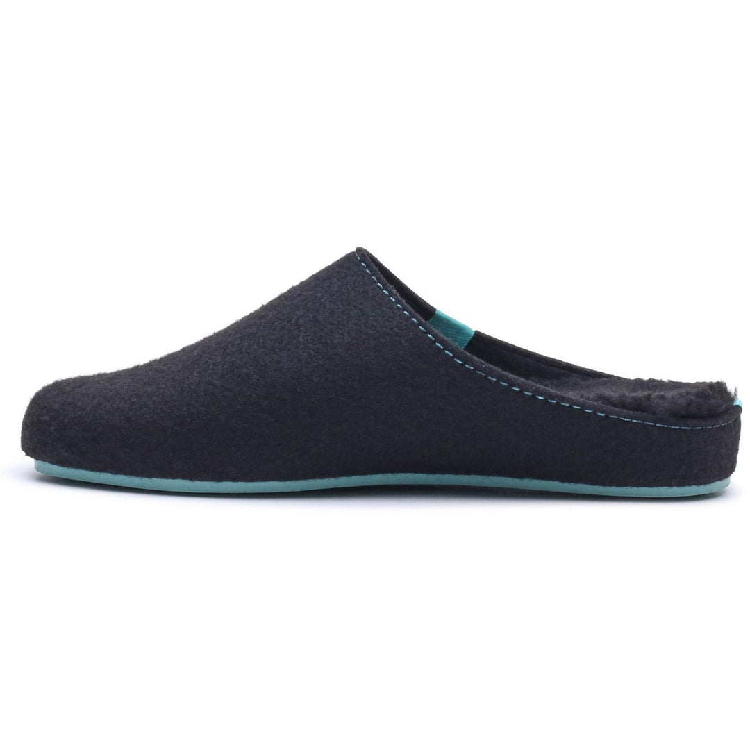 The Good Slipper Black Turquoise