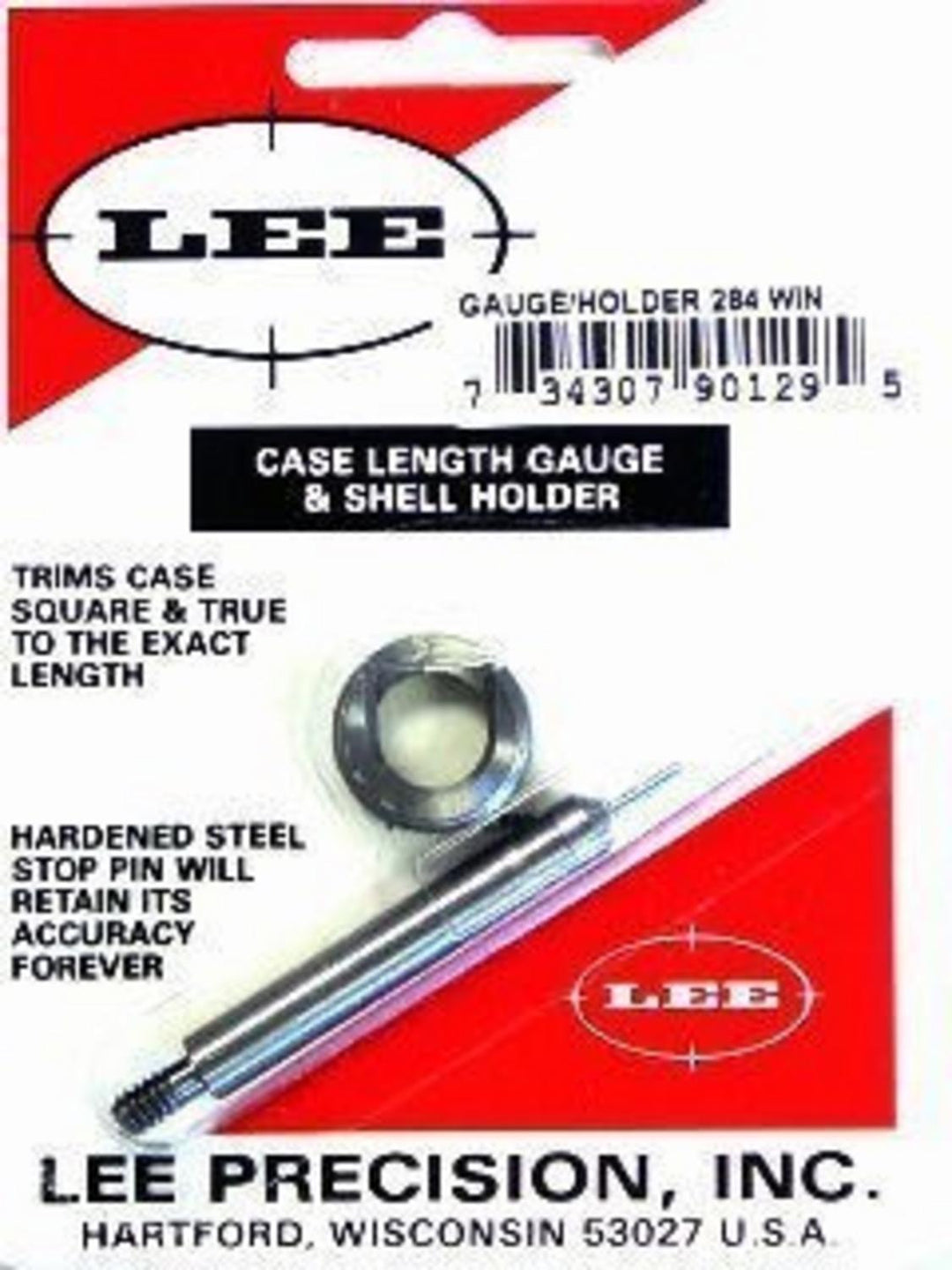 Lee Precision 284 Winchester Case Length Gauge and Shell Holder