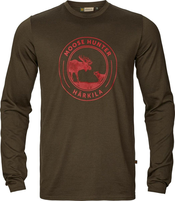 Harkila Härkila Game L/S t-shirt Willow green moose
