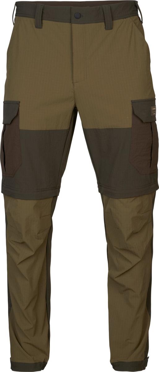 Harkila Logmar lightweight zip off trousers Dark olive/Willo