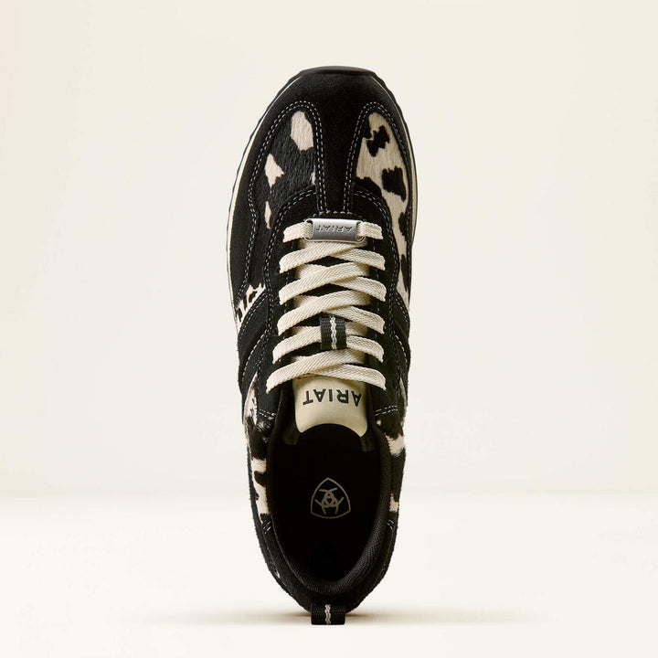Ariat Ladies Ranch Runner Blk Sd/blk Wht High Rise On