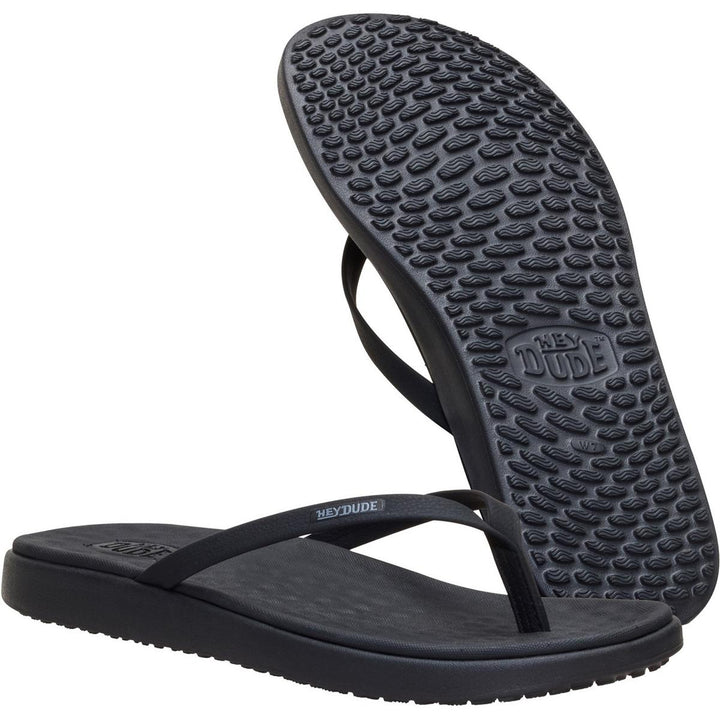 HEYDUDE Maui Breeze Flip Black/Black
