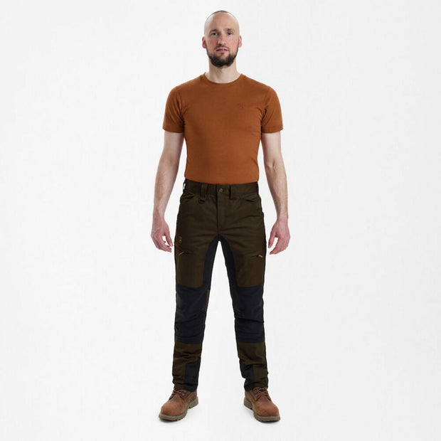Deerhunter Rogaland Stretch Trousers with contrast Fallen Leaf