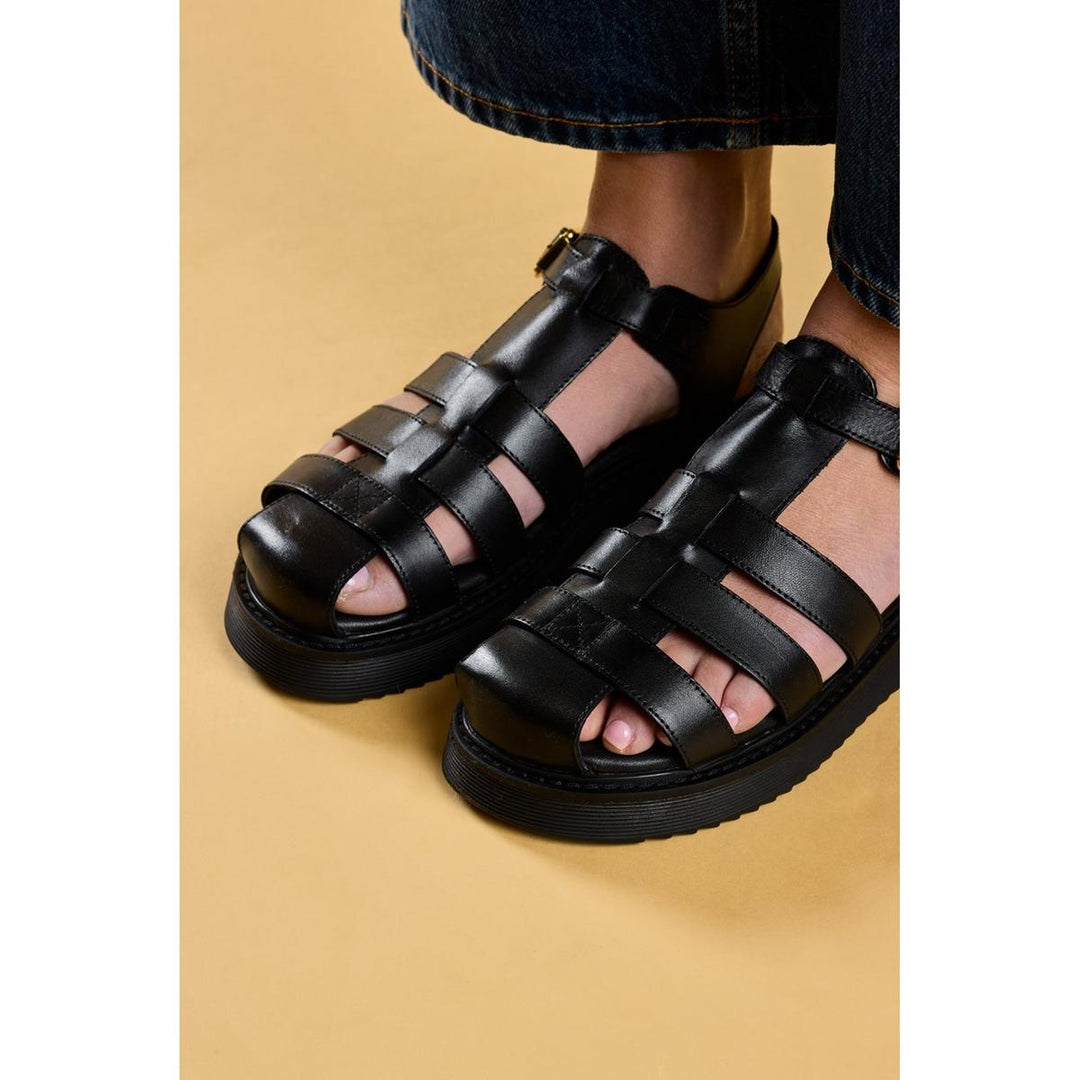 Cassandra Gladiator Sandal Black