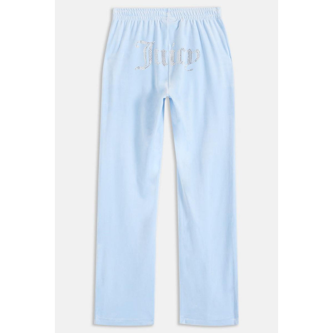 Juicy Couture Velour Track Pant Powder Blue