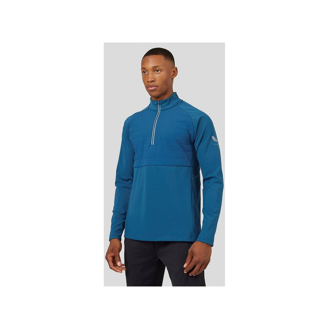 Castore Hybrid Quarter Zip Dark Teal – view 2
